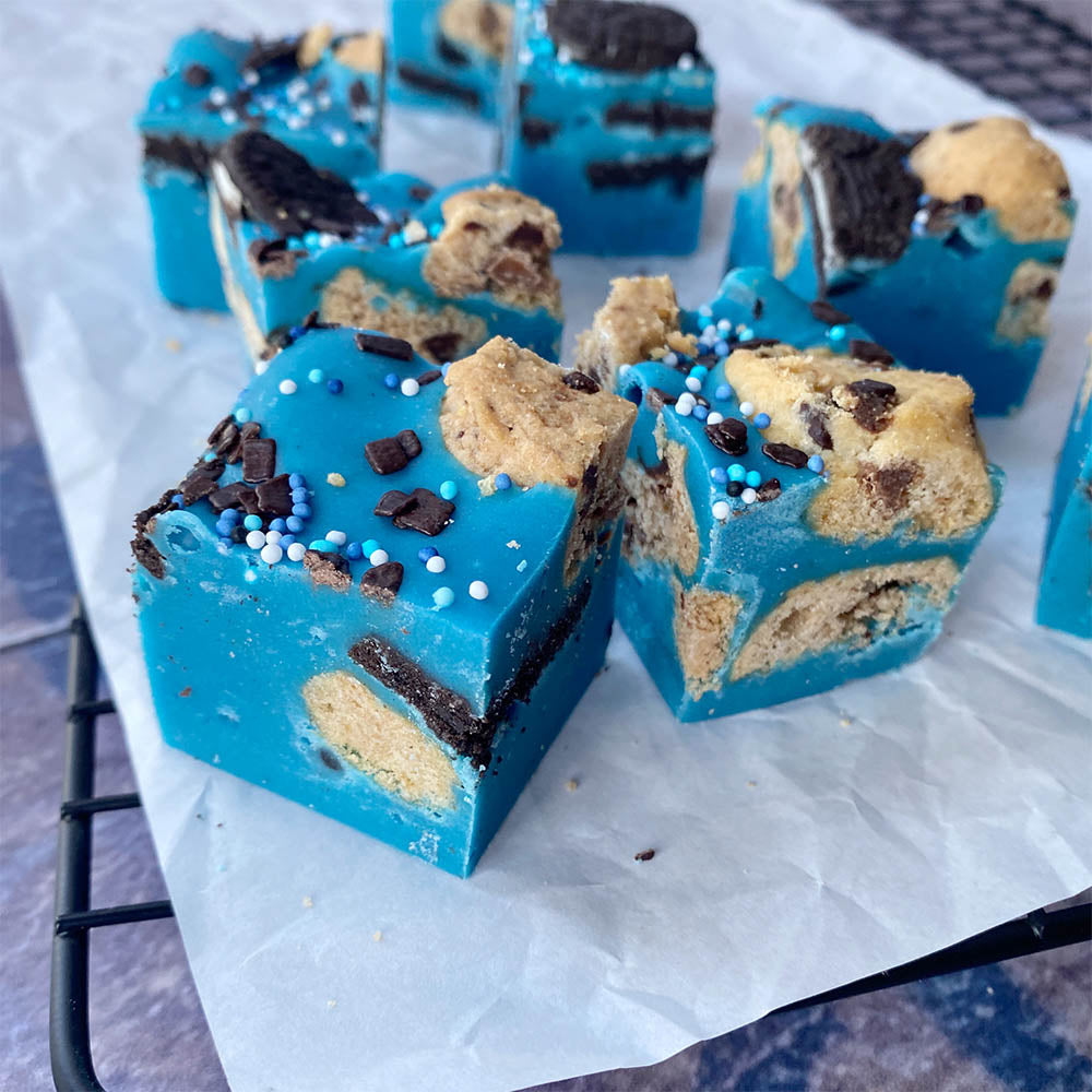 Cookiemonster fudge