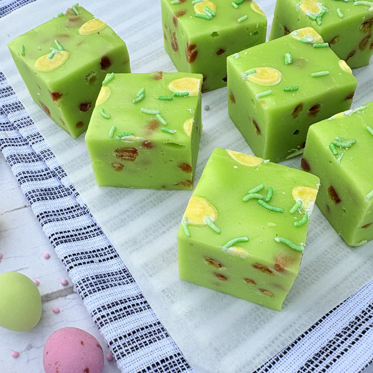 Eitjes in 't gras fudge