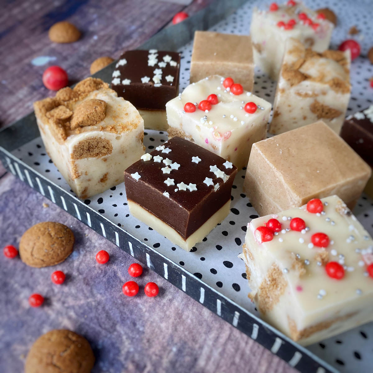 Handgemaakte kerst fudge