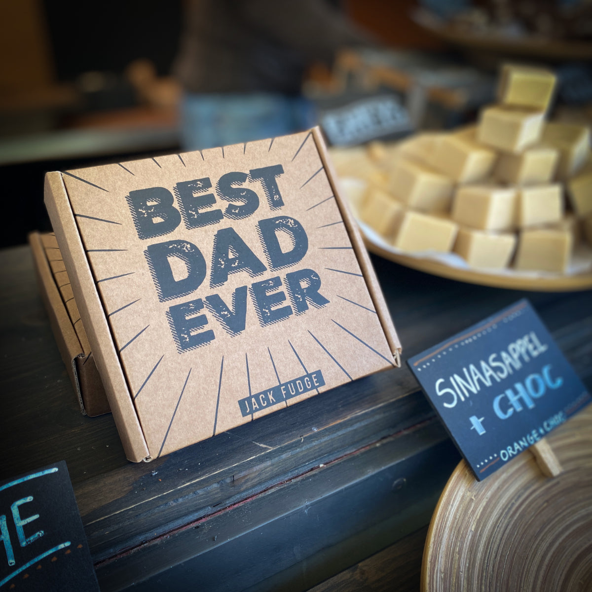 Vaderdag giftbox | incl. fudge • Best Dad Ever