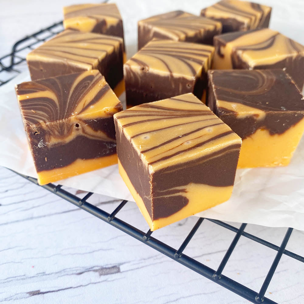 Sinaasappel Chocolade fudge