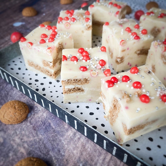 Marsepein & Speculaas fudge